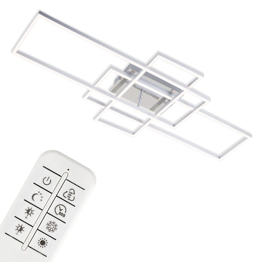 BRILO 3156-018 LED CCT rám 104 cm 2x19W 2500lm chrom - BRILO