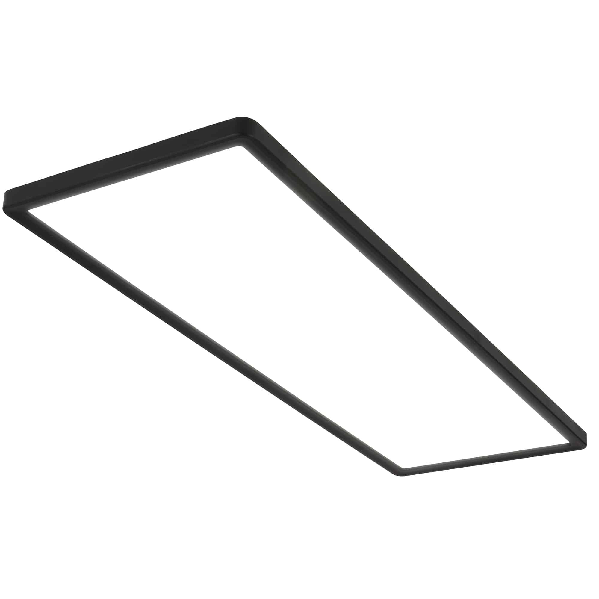 BRILO 7402-415 Ultraplochý LED panel s přímým a nepřímým osvětlením, 29,3 cm, LED, 22 W, 3000 lm, černá - BRILO