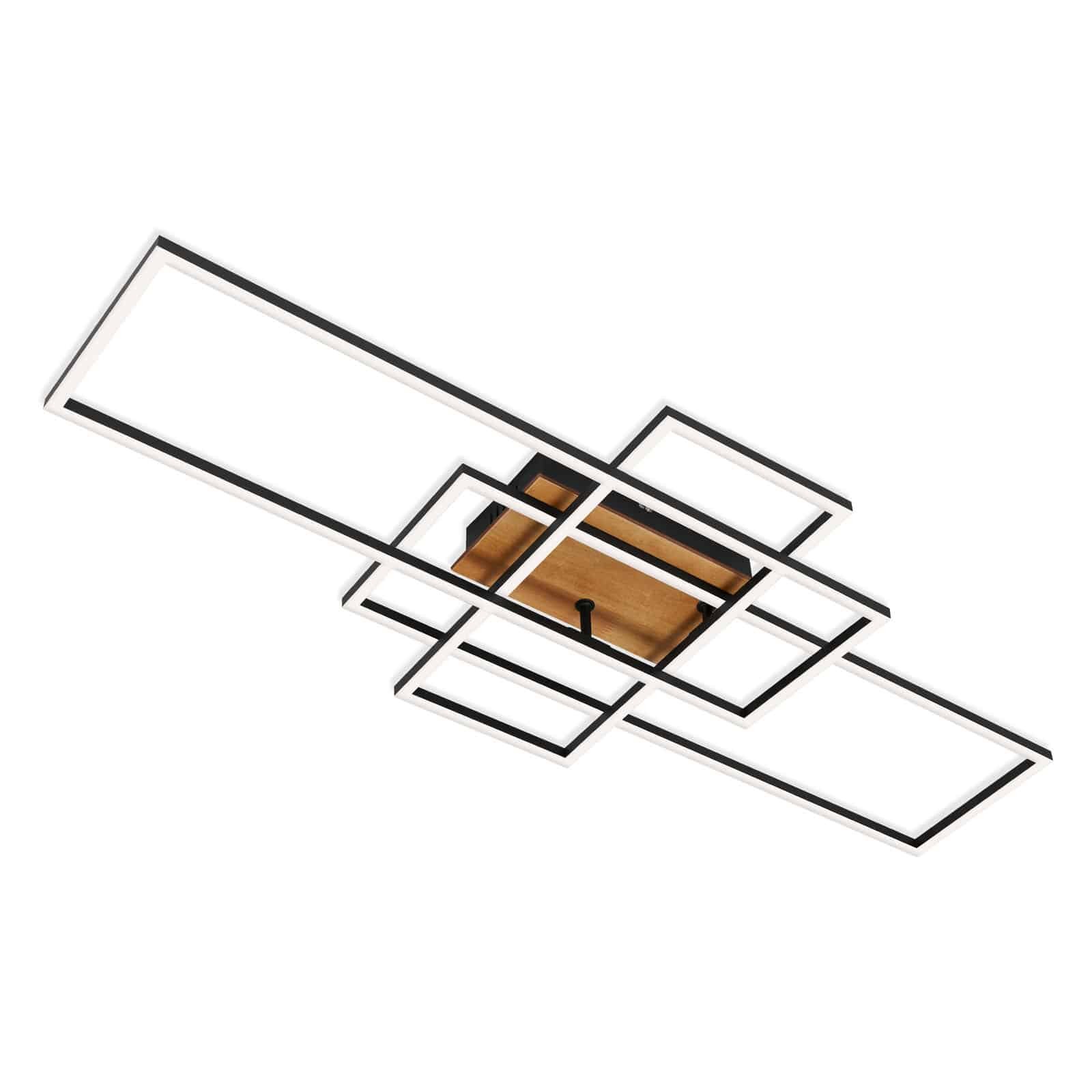 BRILO 3156-014 LED CCT rám 104 cm 2x19W 2500lm černá - BRILO