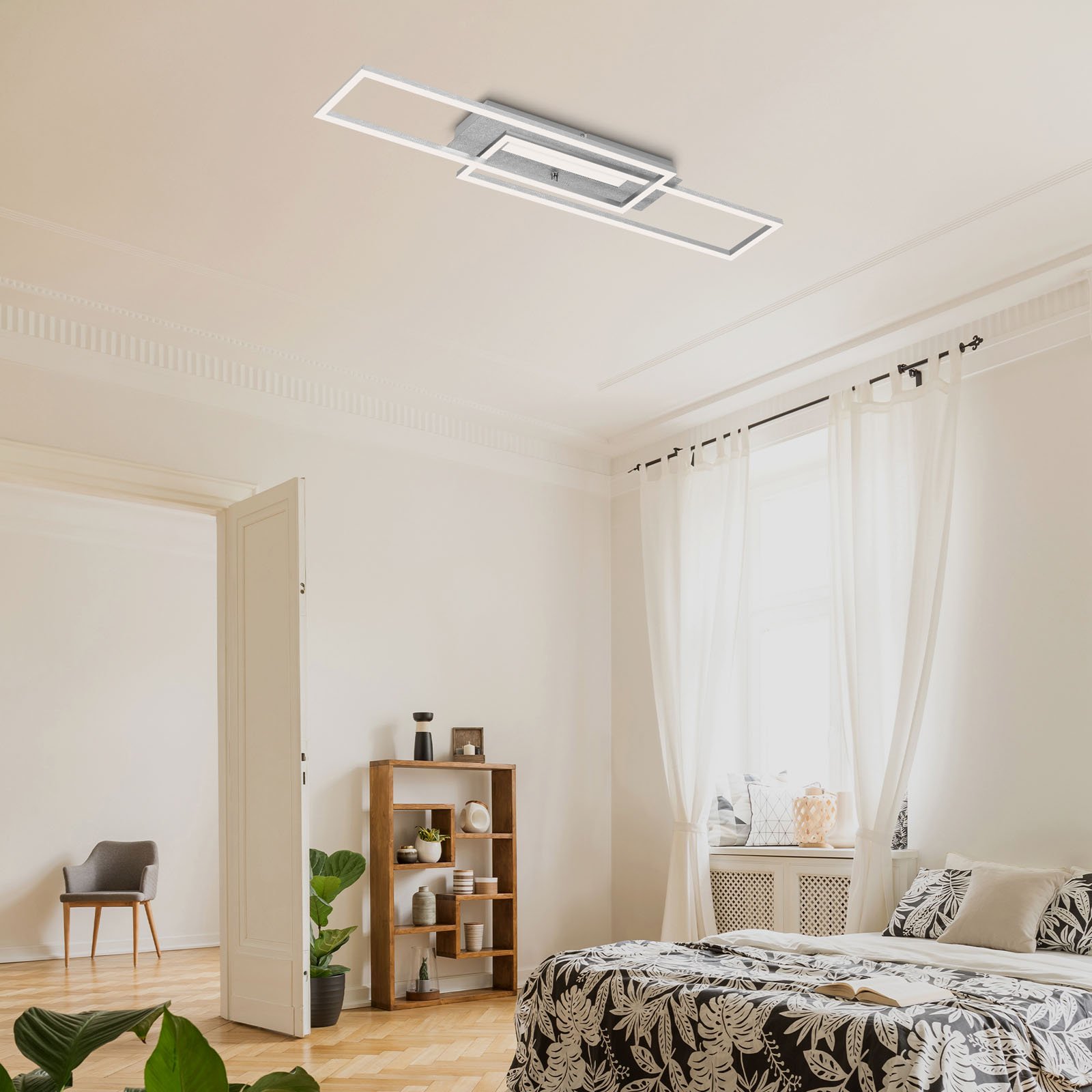 BRILO 3546-018 LED stropní svítidlo, 82,7 cm, 40 W, 4400 lm, hliník - BRILO (obrázek 5)