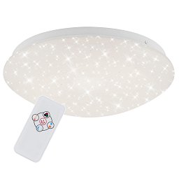 Obrázek pro produkt AKCE - RGB LED stropní svítidlo, pr. 26 cm, 10 W, bílé - BRILO