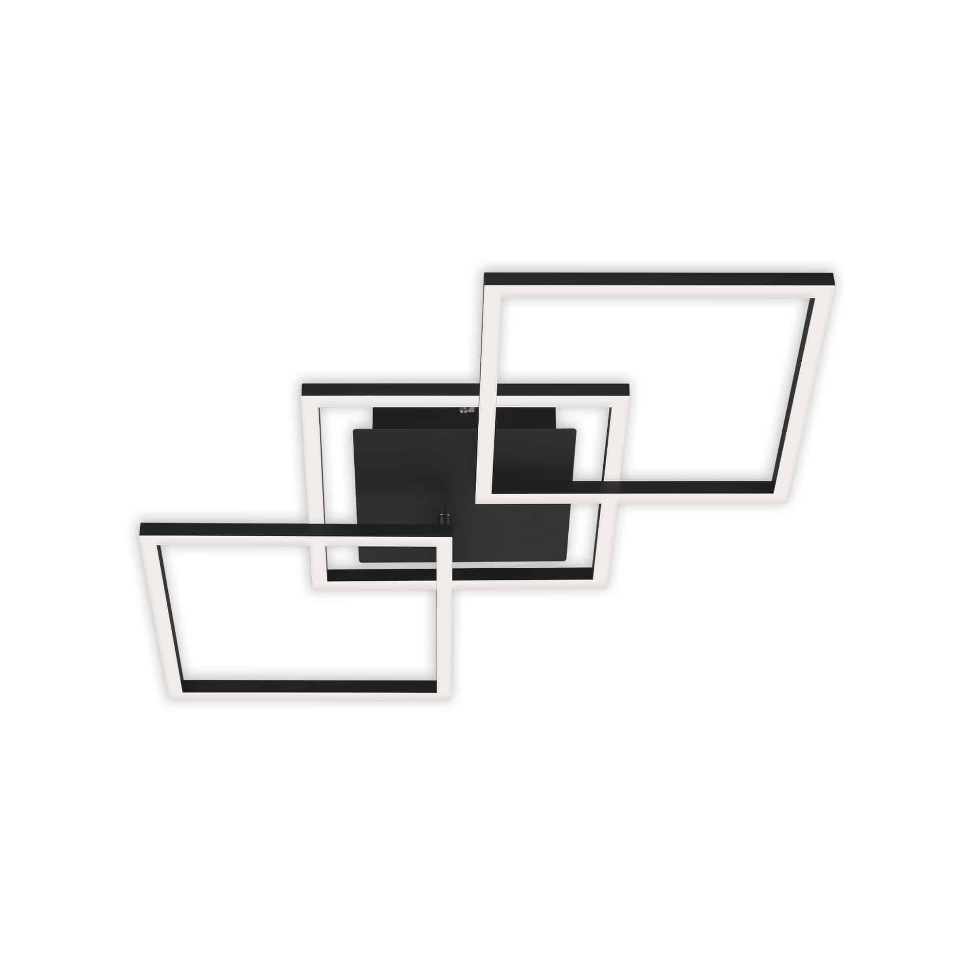 BRILO 3217-015 LED stropní svítidlo, 76,3 cm, 30 W, černá - BRILO