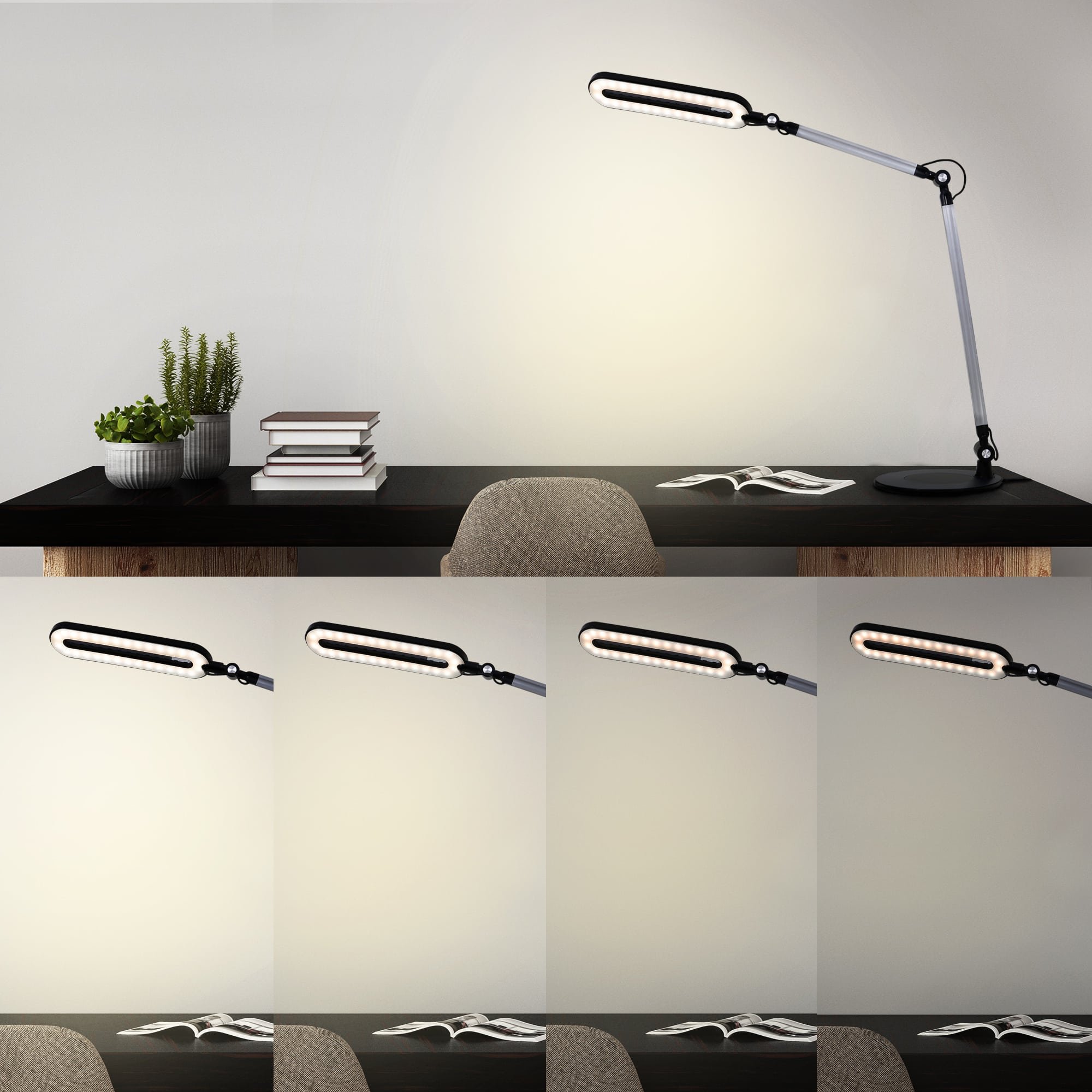BRILO 7509-015 CCT LED stolní lampa, 51 cm, 6,6 W, černá - BRILO (obrázek 6)