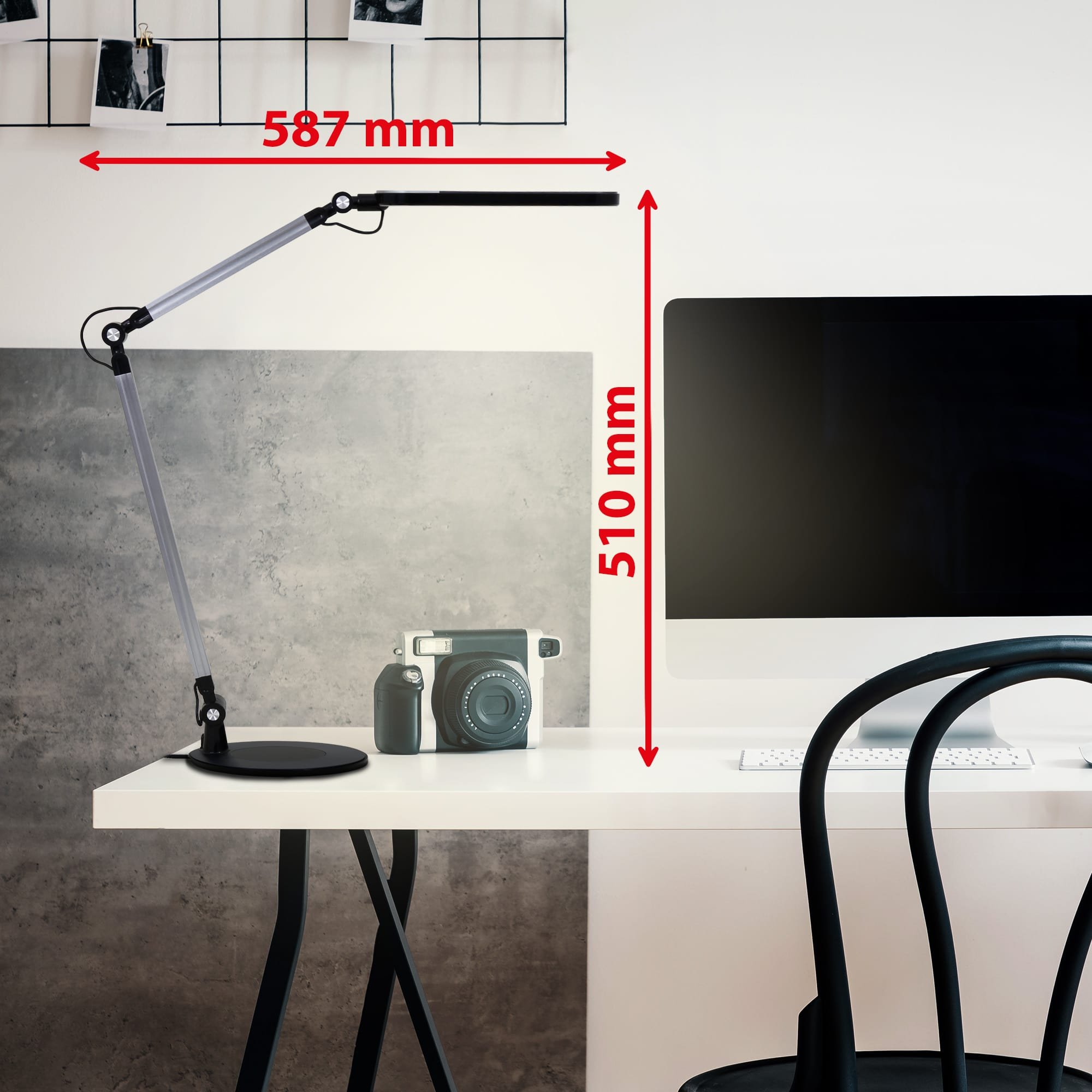 BRILO 7509-015 CCT LED stolní lampa, 51 cm, 6,6 W, černá - BRILO (obrázek 9)