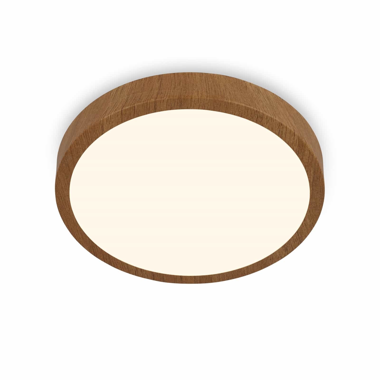 BRILO 3725-014 LED přisazené svítidlo, pr. 38 cm, 24 W, 2900 lm, barva dřeva - BRILO