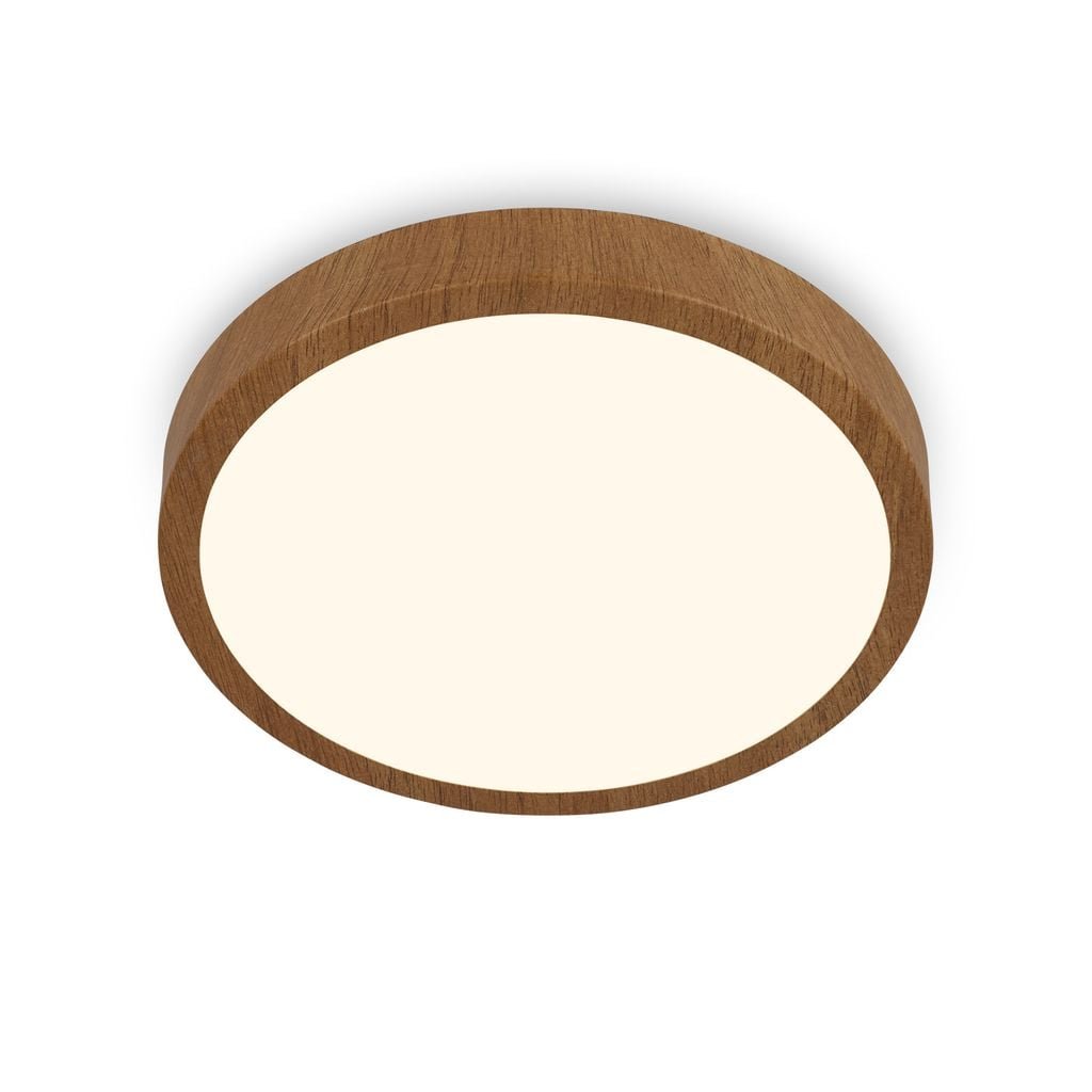 BRILO 3725-014 LED přisazené svítidlo, pr. 38 cm, 24 W, 2900 lm, barva dřeva - BRILO