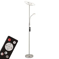 Obrázek pro produkt LED nepřímé osvětlení se čtecí lampou, noční světlo, časovač, vypínač, stmívatelné (starý kód: BRILO 1340-022) - BRILO
