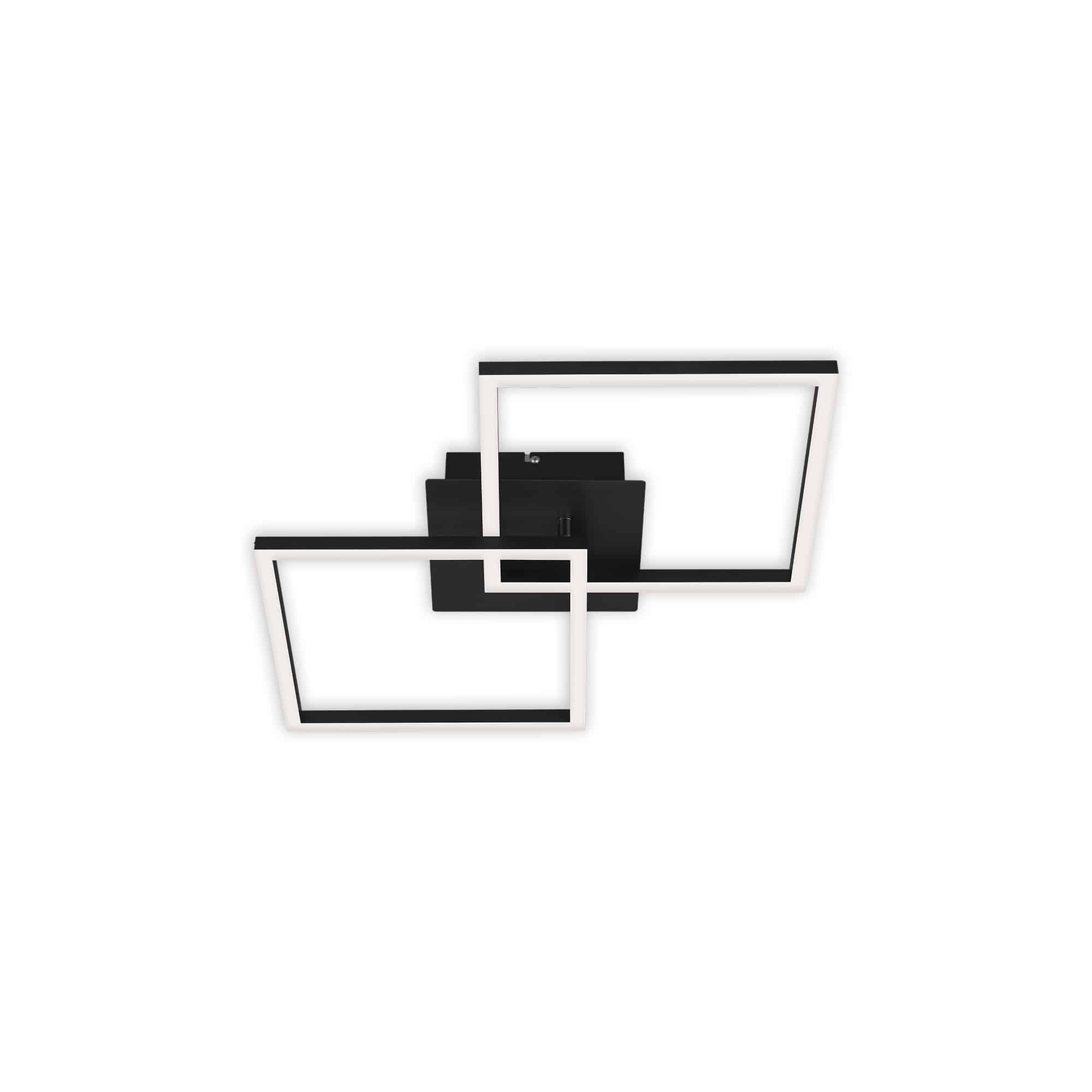 BRILO 3210-015 LED stropní svítidlo, 62 cm, 22 W, černá - BRILO