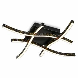 Obrázek pro produkt LED nástěnné a stropní svítidlo, 64,5 cm, 24 W, 700 lm, černá (starý kód: BRILO 3718-045) - BRILO