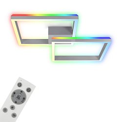 Obrázek pro produkt RGB CCT LED stropní svítidlo, 64 cm, 40 W, 3600 lm, hliník (starý kód: BRILO 3753-019) - BRILO