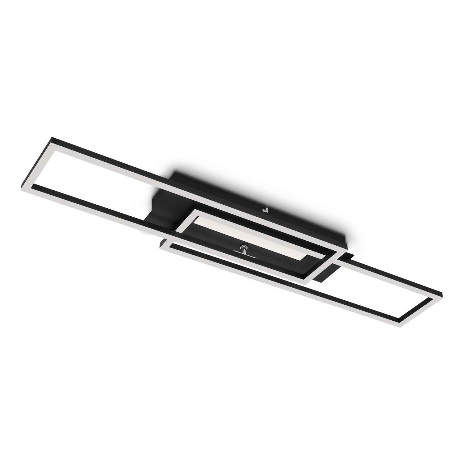 BRILO 3546-015 LED stropní svítidlo, 82,7 cm, 40 W, 4400 lm, černá - BRILO