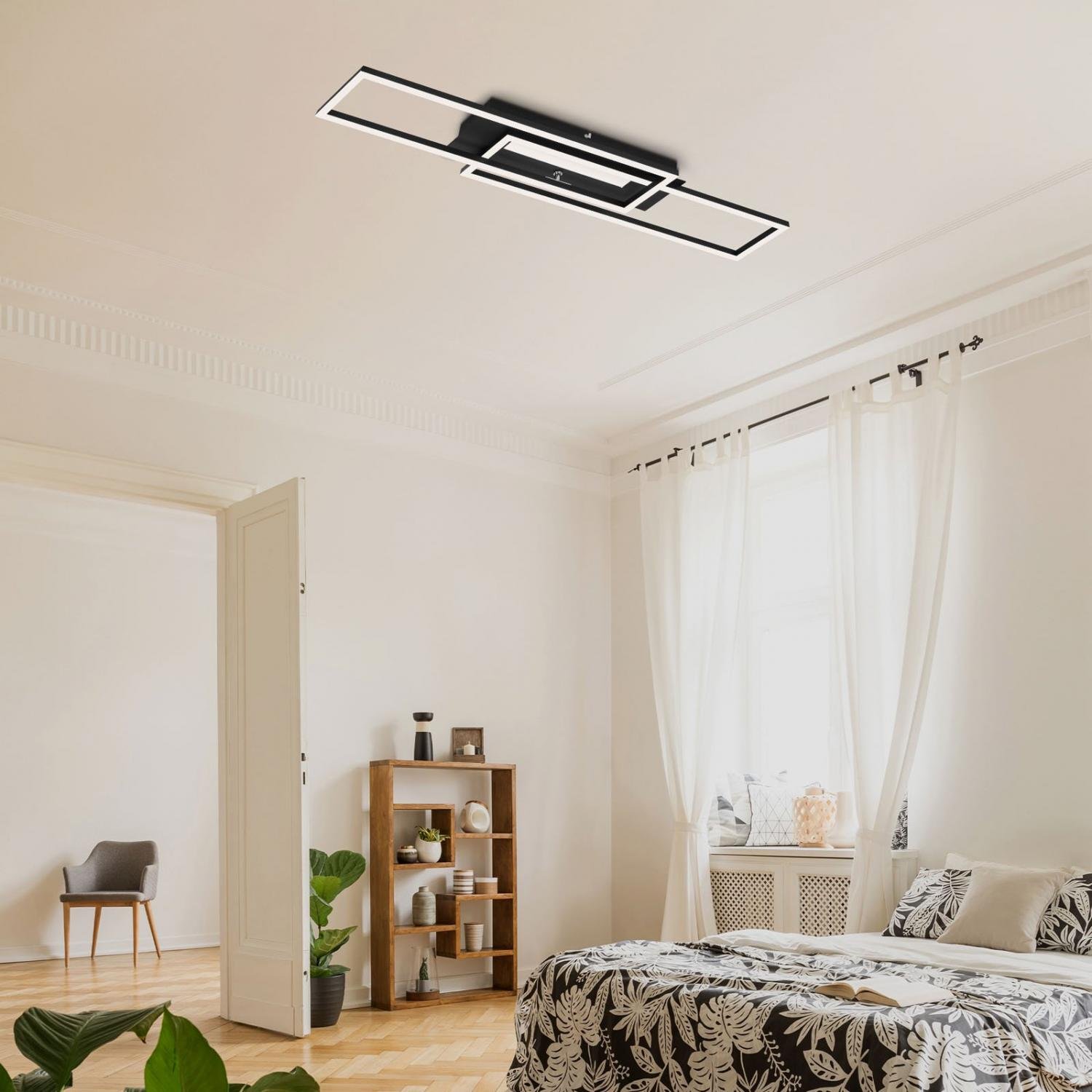BRILO 3546-015 LED stropní svítidlo, 82,7 cm, 40 W, 4400 lm, černá - BRILO (obrázek 4)