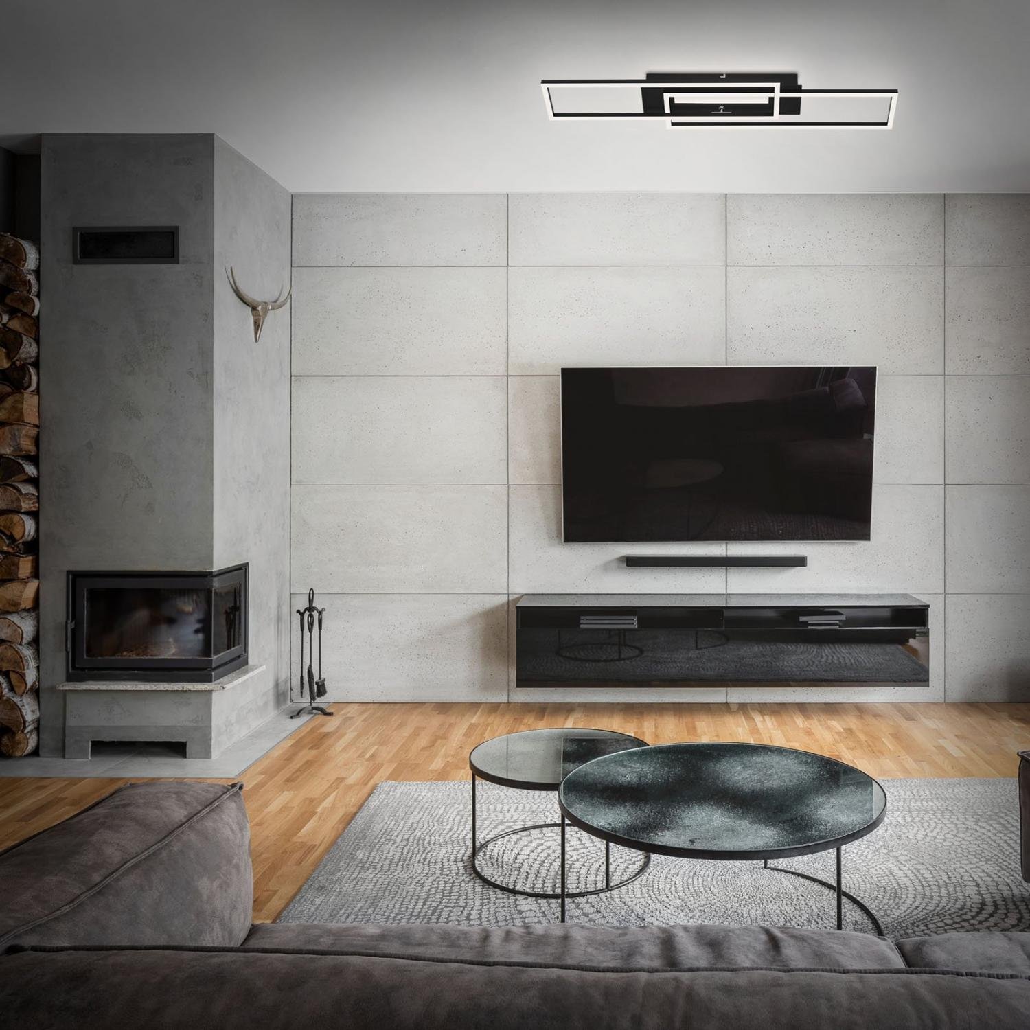 BRILO 3546-015 LED stropní svítidlo, 82,7 cm, 40 W, 4400 lm, černá - BRILO (obrázek 6)