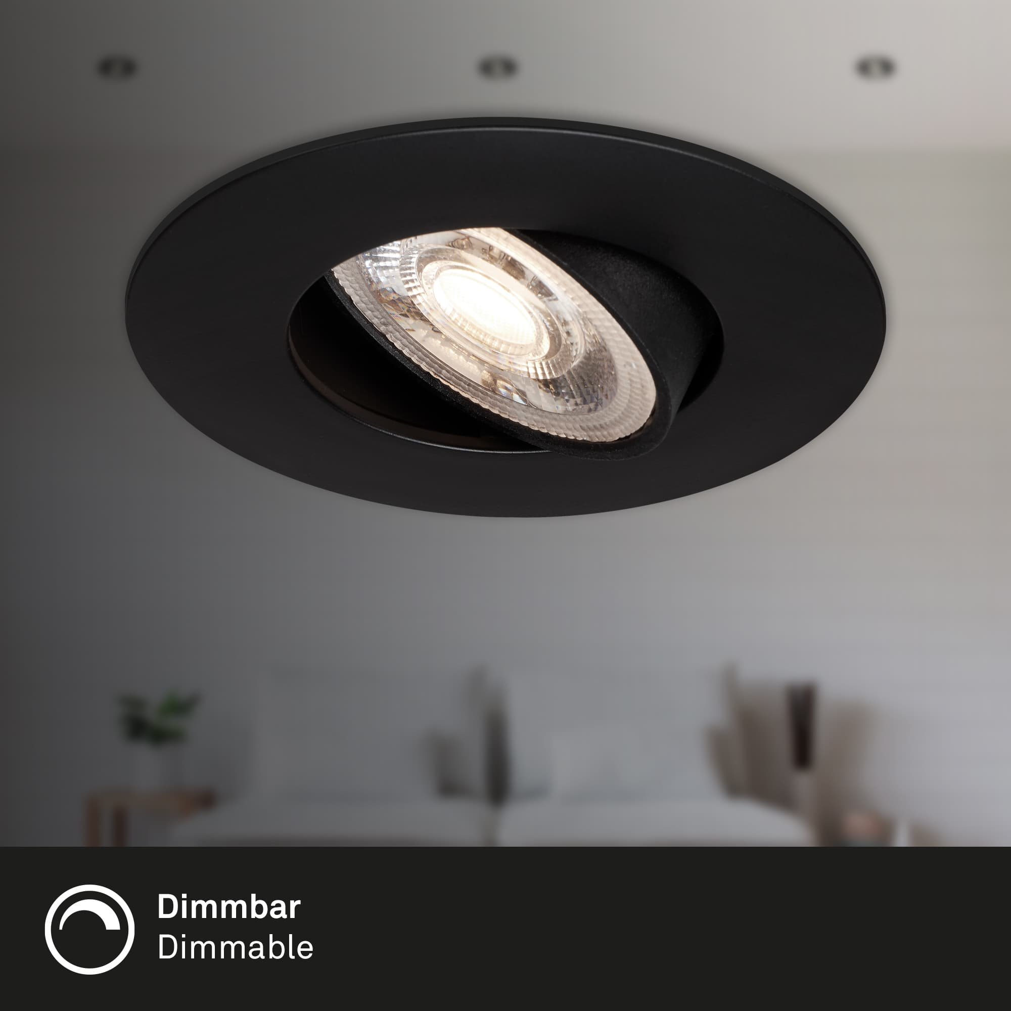 BRI 7048-035 3ks sada LED vestavné svítidlo, pr. 9 cm, nastavitelné, 5 W, černá - BRILONER (obrázek 3)