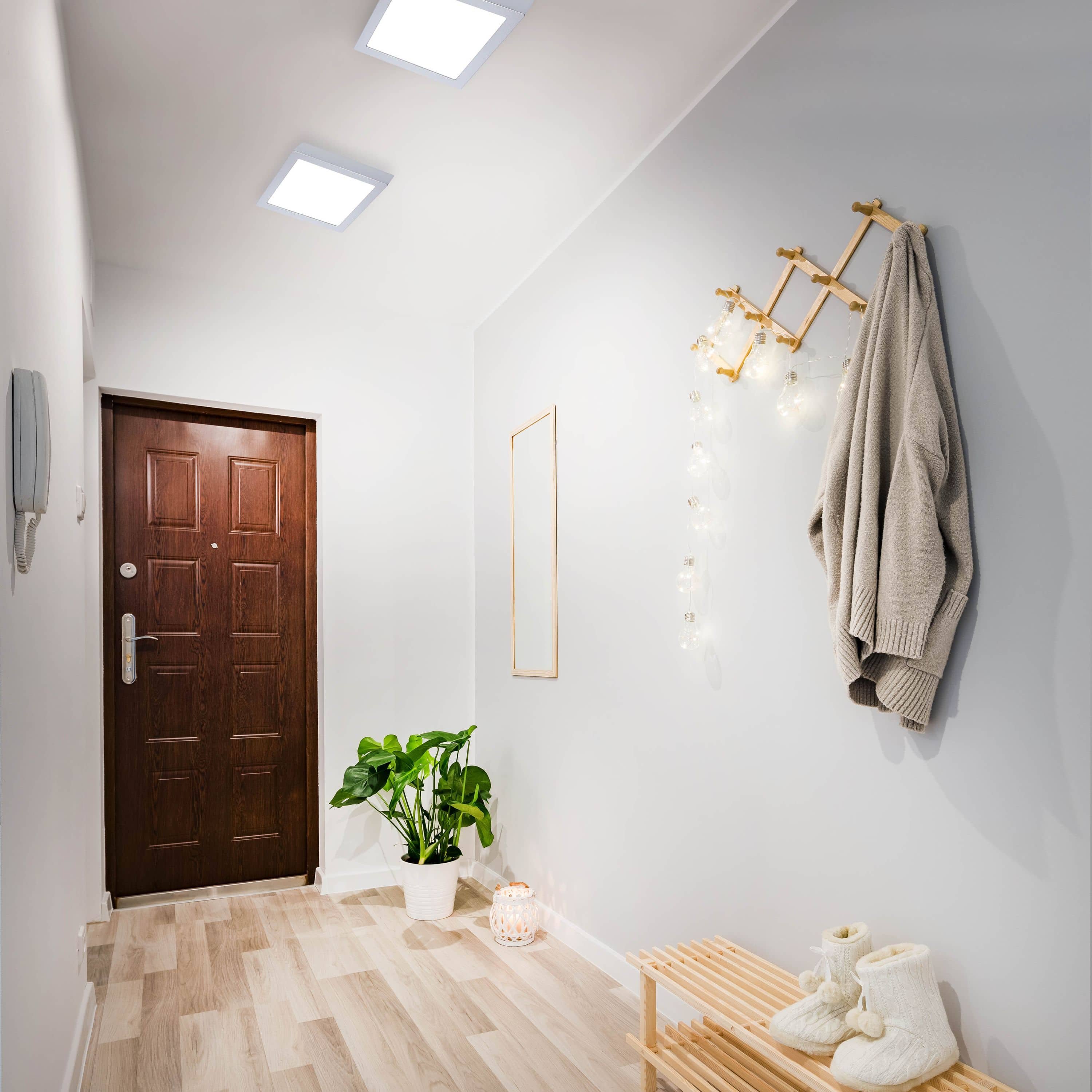 BRI 7118-414 LED stropní svítidlo, 22,5 cm, 16,5 W, matný chrom - BRILONER (obrázek 5)