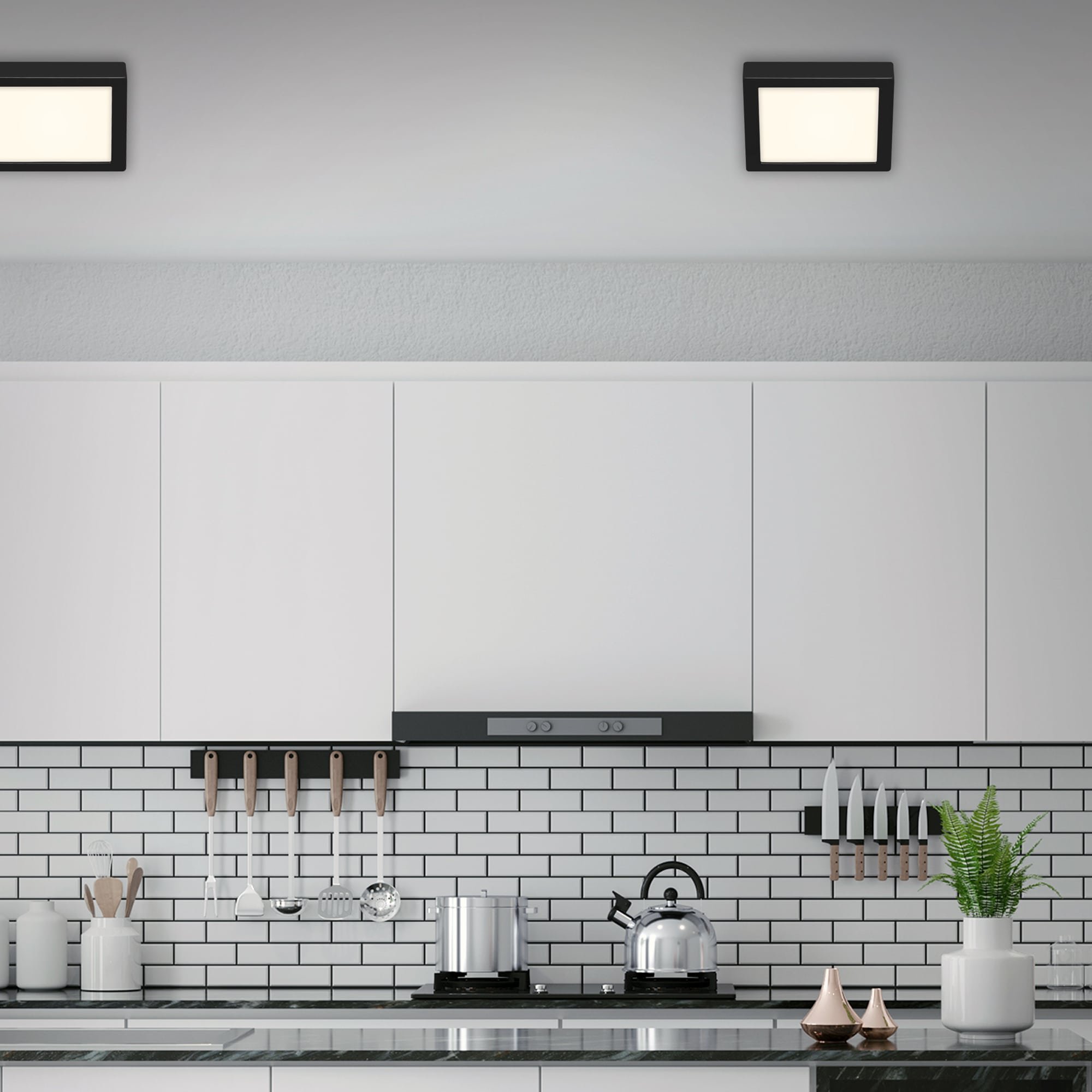 BRI 3466-415 LED stropní svítidlo, 22,5 cm, 16,5 W, černá - BRILONER (obrázek 3)