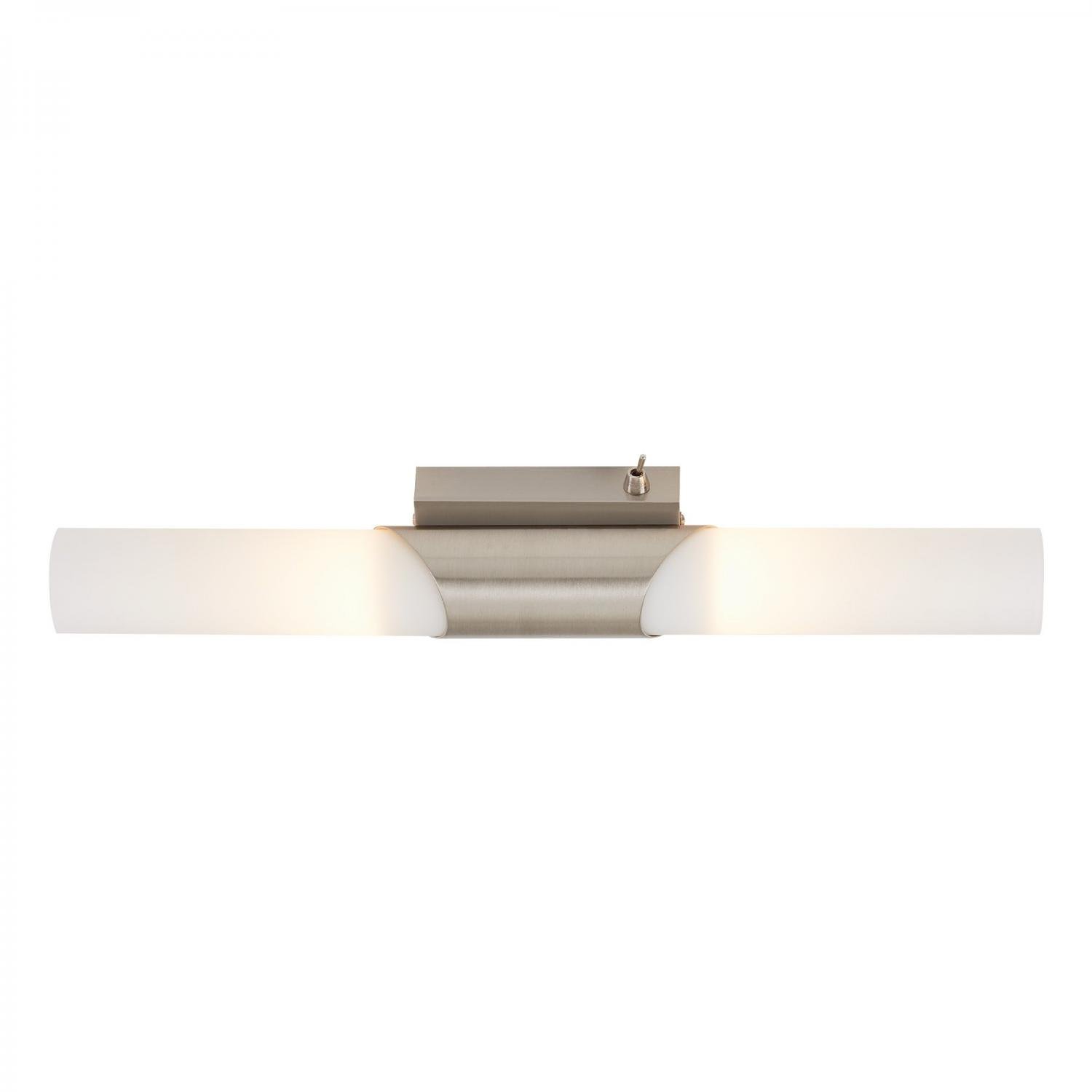 BRI 2125-022 Nástěnné svítidlo 43,5 cm 2x E14 40W matný nikl - BRILONER