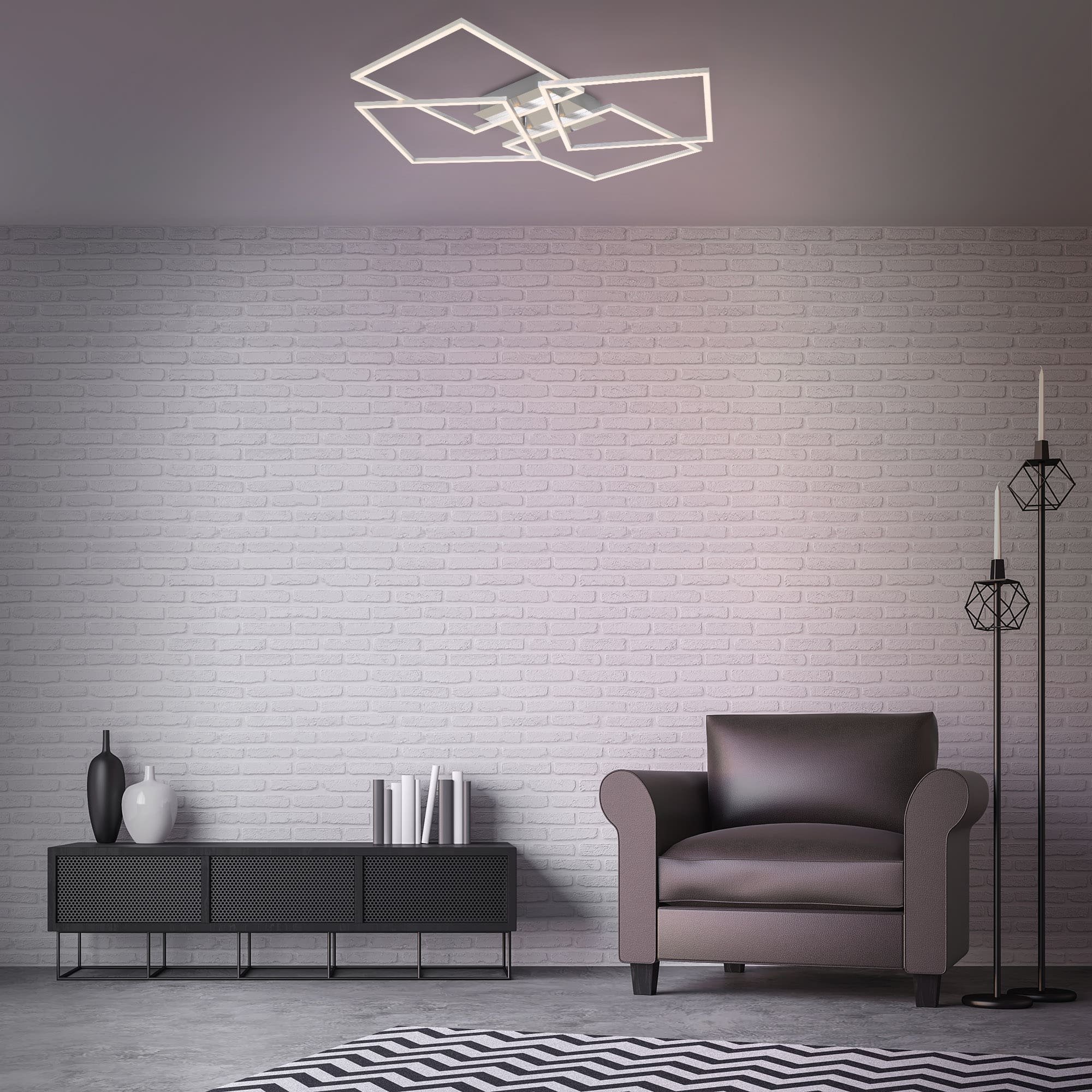 BRI 3131-018 LED rám 72,4 cm 4x12W 1300lm chrom - BRILONER (obrázek 5)
