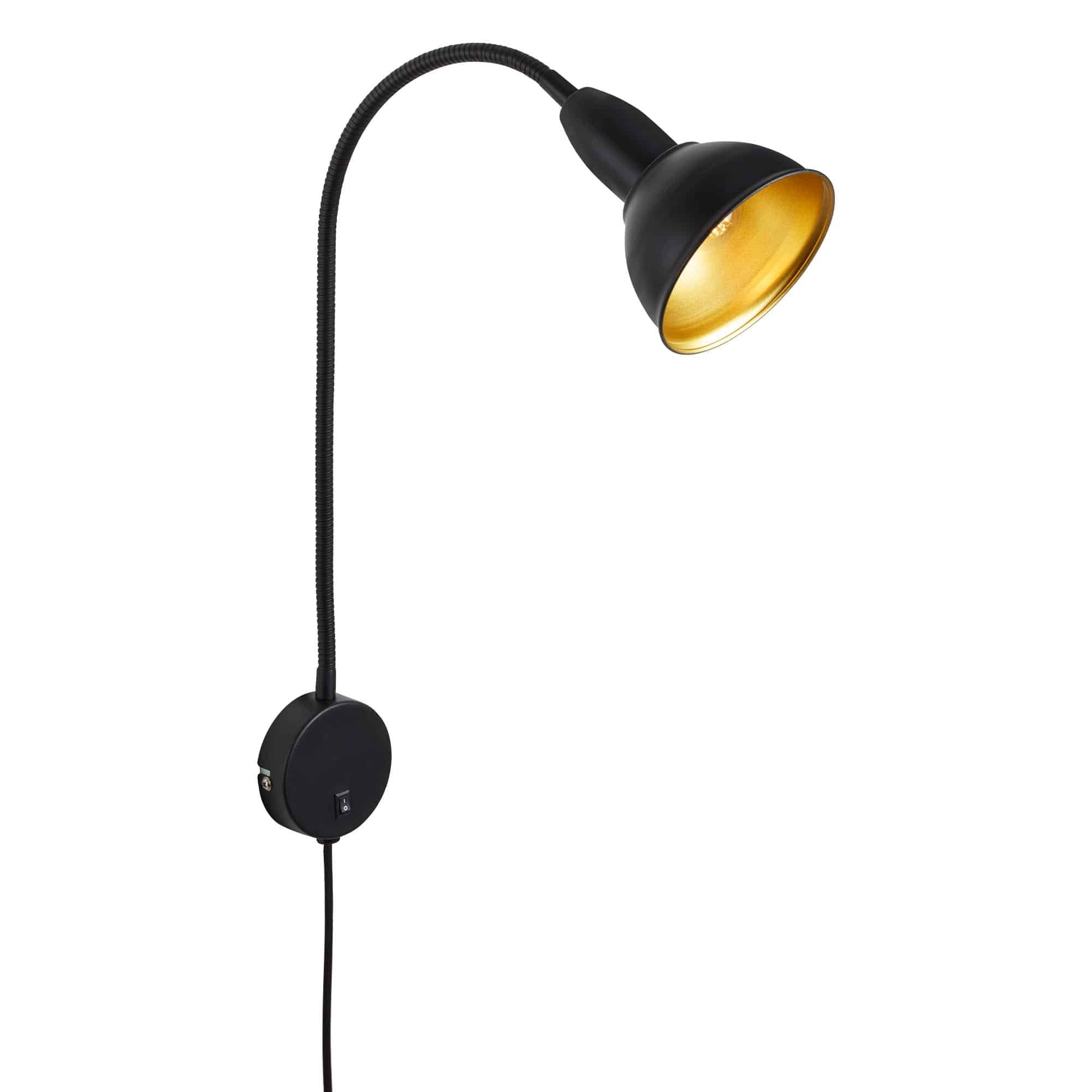 BRI 2084-015 Bodové svítidlo pr. 8 cm 1x E14 25W černá - BRILONER