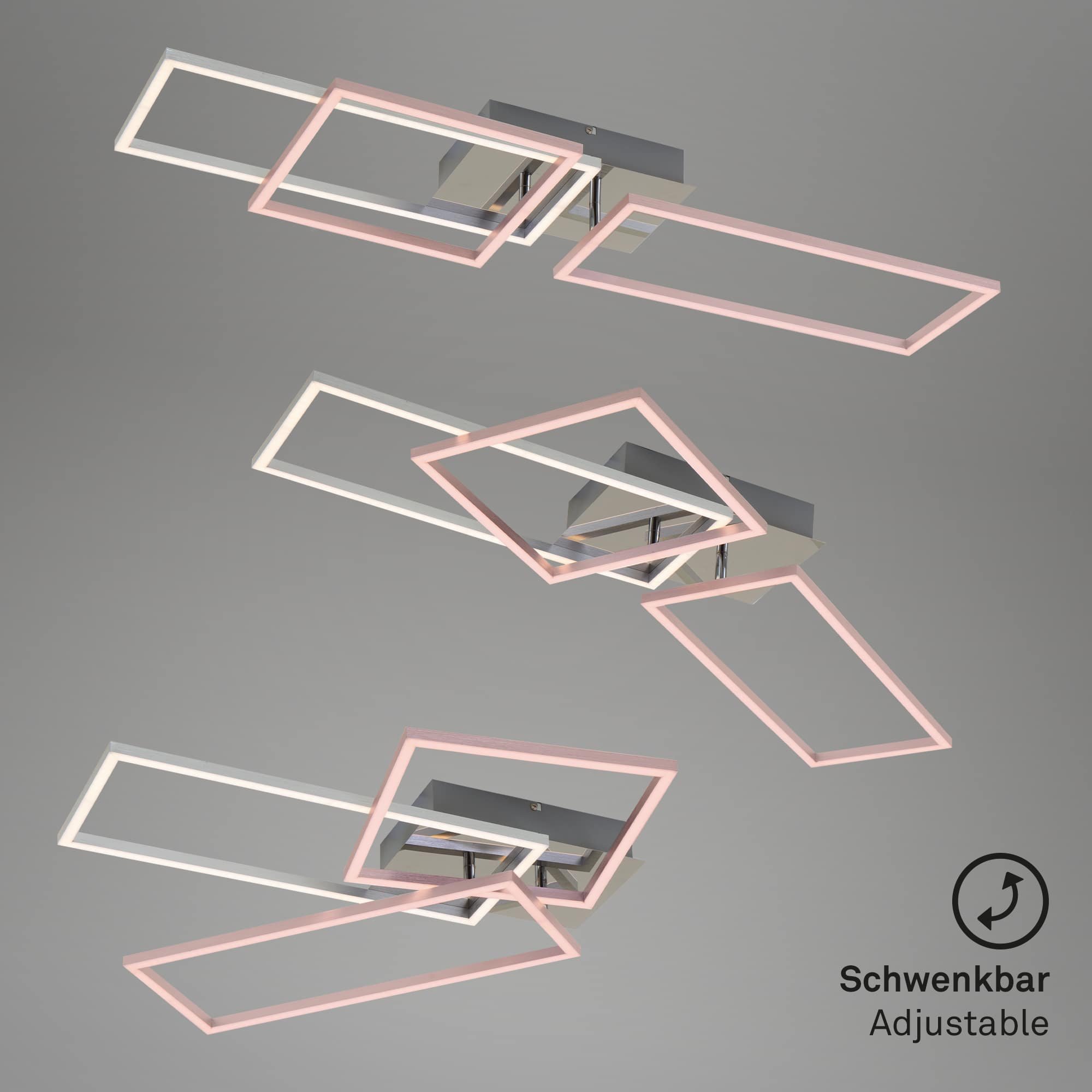 BRI 3136-018 LED rám 92,8 cm 15W 1500lm chrom - BRILONER (obrázek 4)