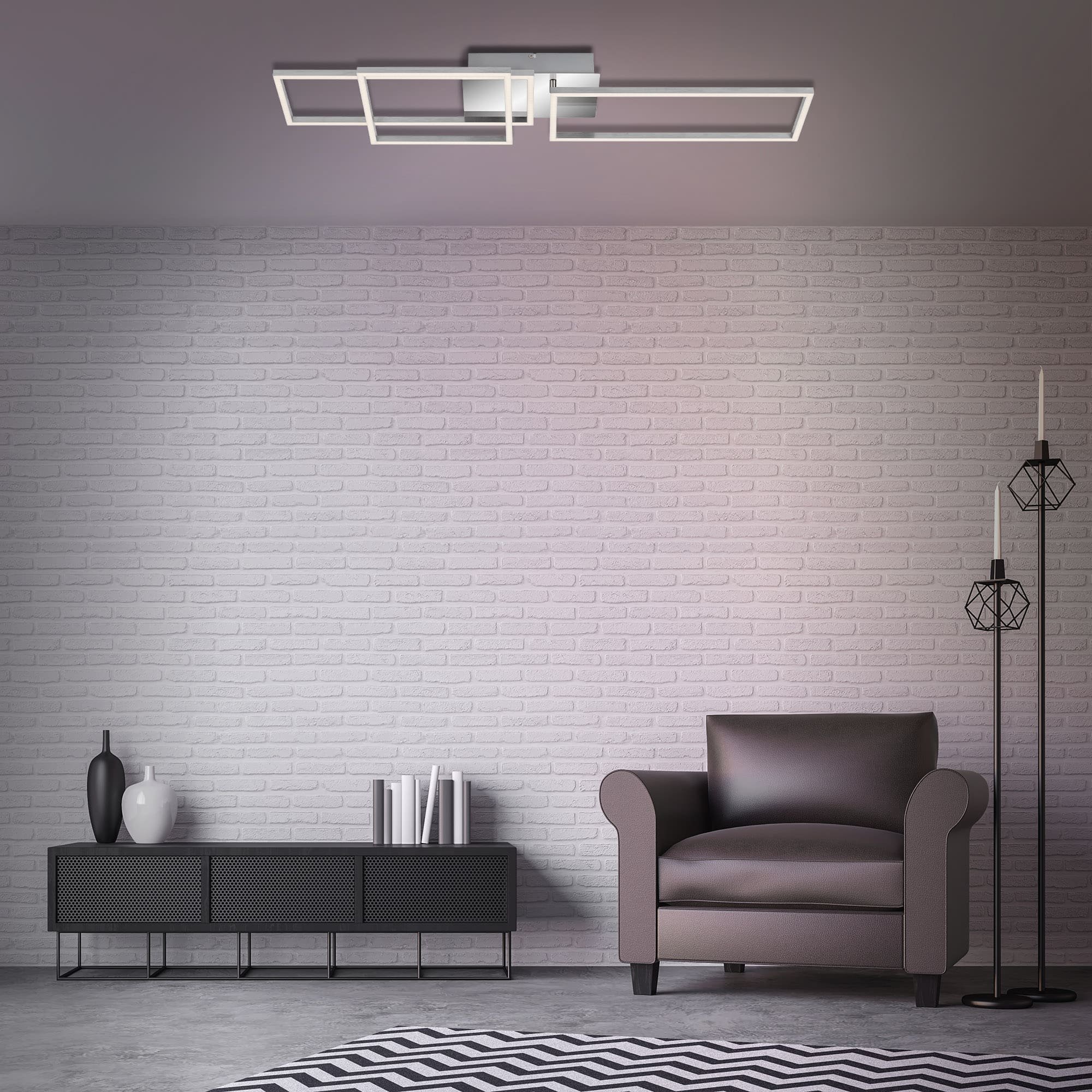 BRI 3136-018 LED rám 92,8 cm 15W 1500lm chrom - BRILONER (obrázek 5)