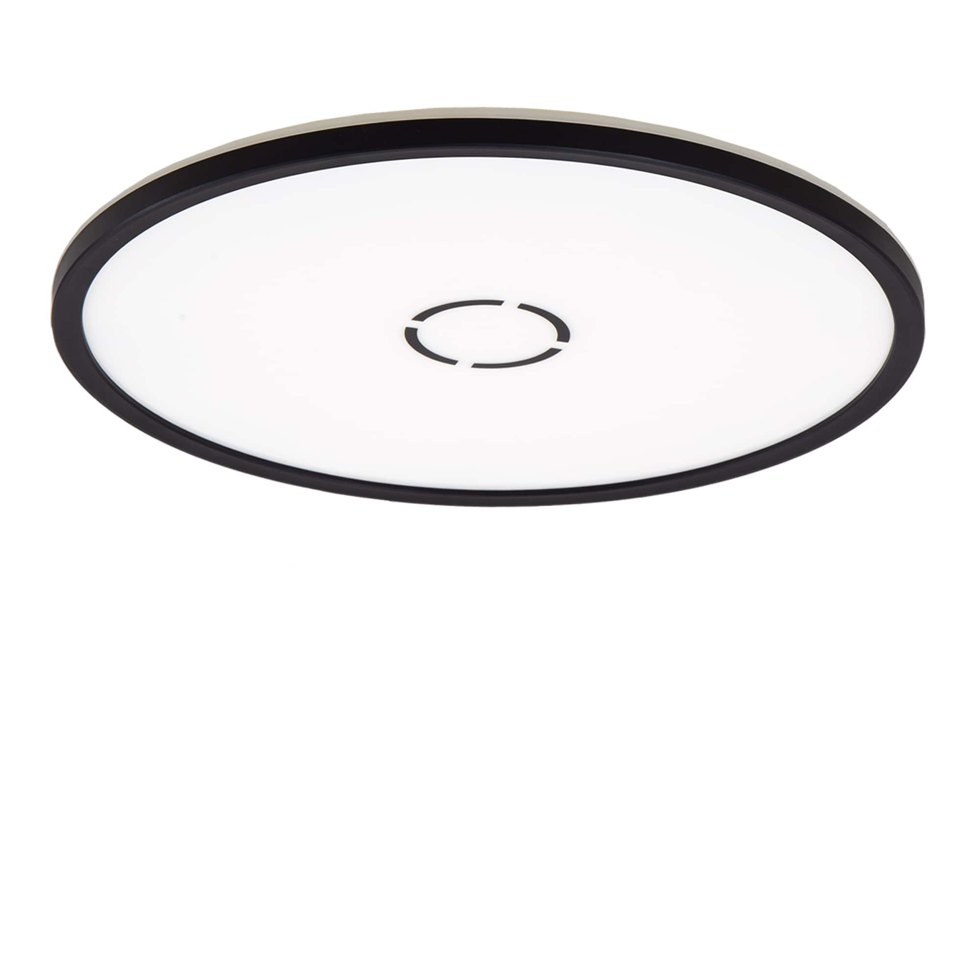 Levně BRI 3392-015 Slim svítidlo LED panel, pr. 42 cm, 3000 lm, 22 W, černá - BRILONER