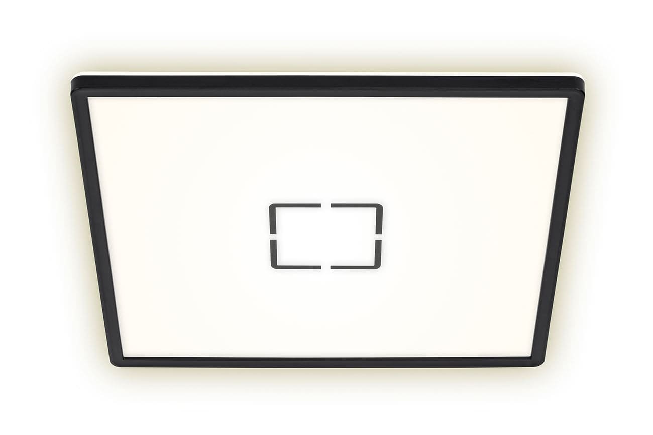 Levně BRI 3393-015 Slim svítidlo LED panel, 42 cm, 3000 lm, 22 W, černá - BRILONER
