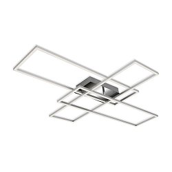 Obrázek pro produkt CCT LED stropní svítidlo, 104 cm, 50 W, chrom (starý kód: BRI 3504-018) - BRILONER