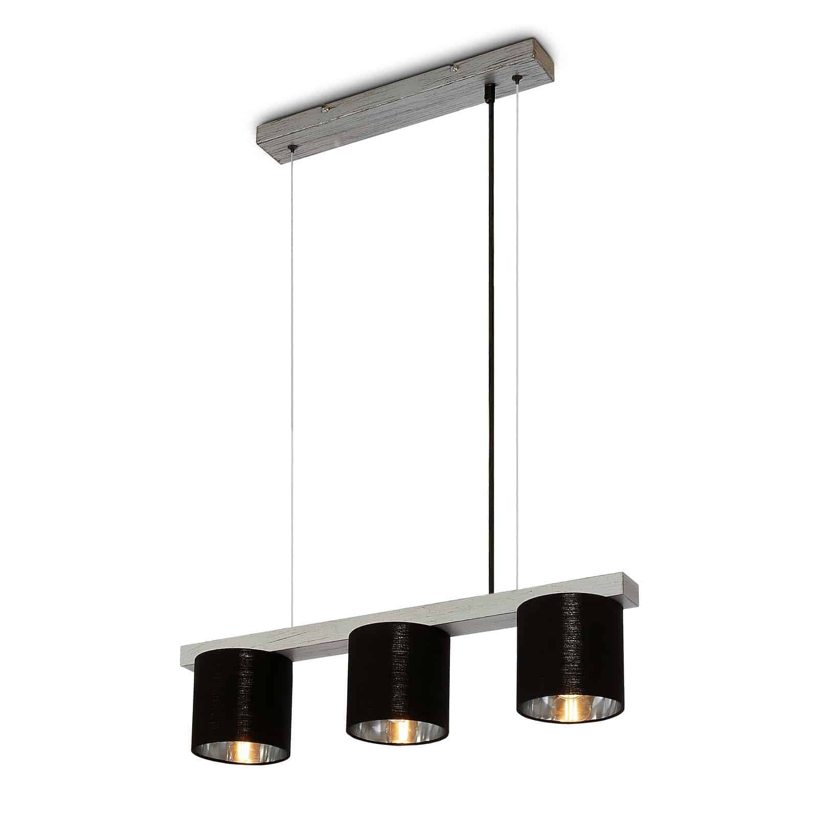 BRI 4736-034 Závěsné svítidlo, 136 cm, 3x E14, antická stříbrná - BRILONER