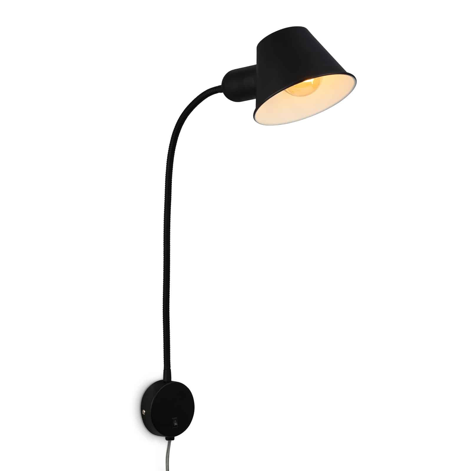 BRI 2089015 Noční lampička 55 cm 1x E27 10W černá - BRILONER (2089-015)