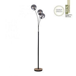 Obrázek pro produkt GREEN WIDO LED stolní lampa dřevo kouřová barva páčkový vypínač IP20 do interiéru - LEUCHTEN DIREKT / JUST LIGHT