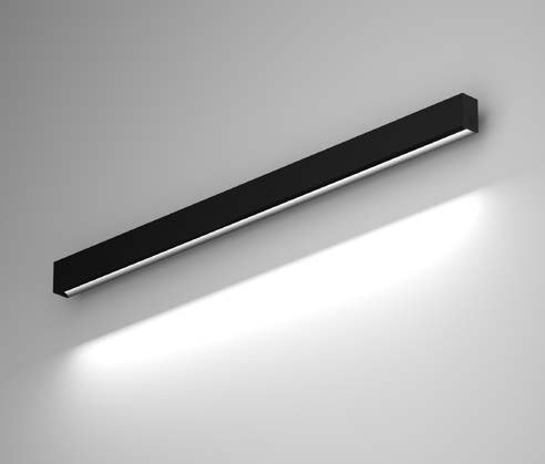 Levně BPM 210009.02.WS.BK-WH.TP.ST.9.30 Nástěnné svítidlo ALBA ASIMETRIC černé 9W Ra90 3000K 447mm – BPM