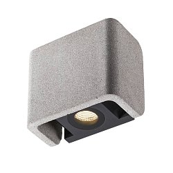 Obrázek pro produkt VÝPRODEJ VZORKU - MANA OUT nástěnné svítidlo šedá/antracit 11W 650lm 3000K 60° stmívatelné - BIG WHITE (SLV)