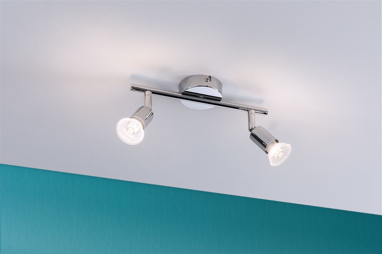 P 66748 Spotlight Carolina IP44 GU10 230V max. 2x10W stmívatelné chrom - PAULMANN (obrázek 2)