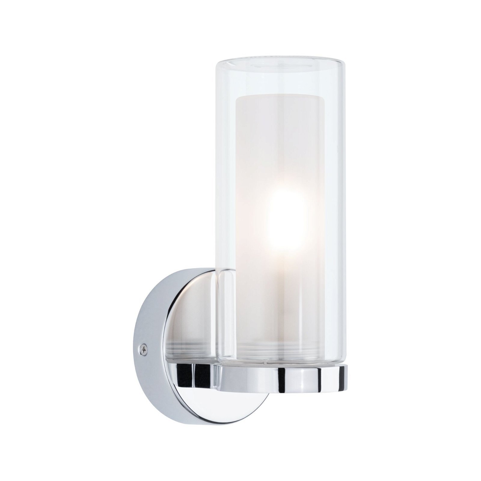 P 71076 Selection Bathroom nástěnné svítidlo Luena IP44 E14 230V max. 20W chrom/sklo - PAULMANN