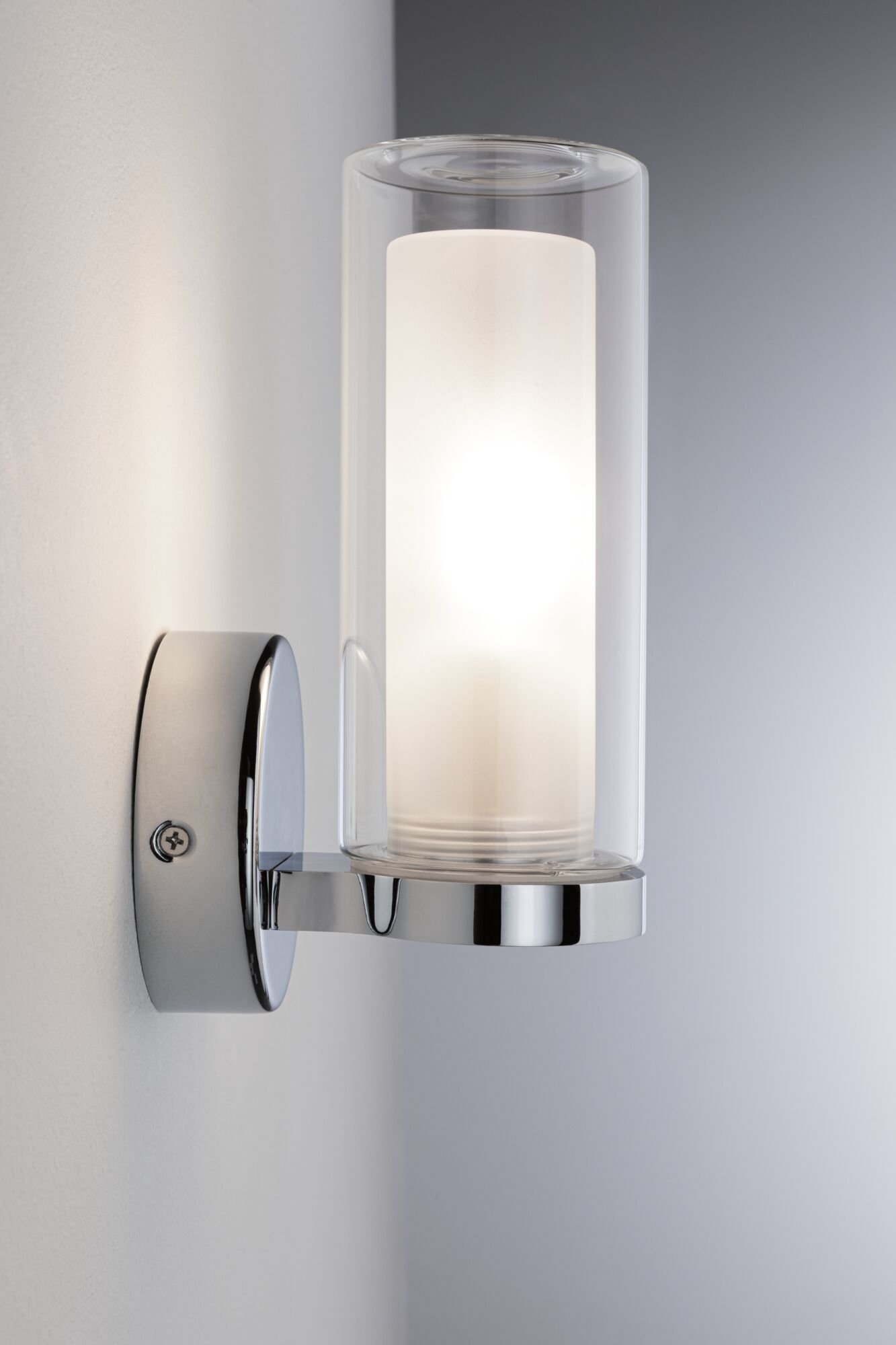 P 71076 Selection Bathroom nástěnné svítidlo Luena IP44 E14 230V max. 20W chrom/sklo - PAULMANN (obrázek 4)