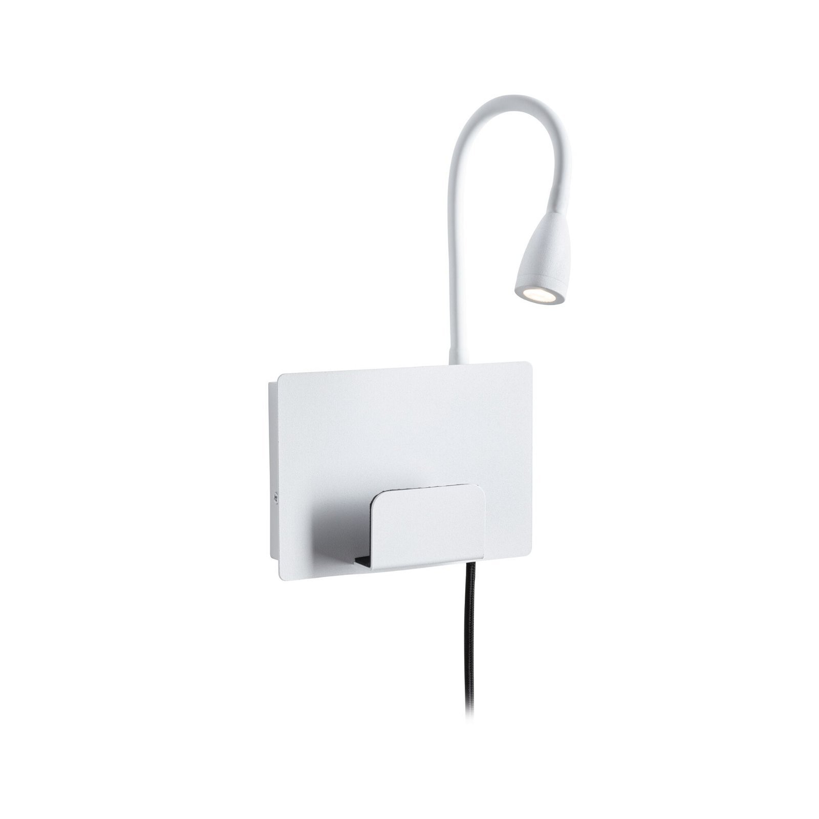 P 71100 LED nástěnné svítidlo Halina USB C 2700K 230V 2,4W bílá mat - PAULMANN