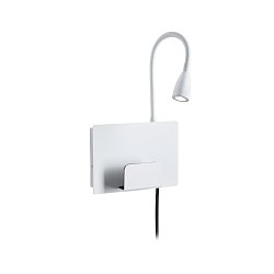 Obrázek pro produkt LED nástěnné svítidlo Halina USB C 2700K 230V 2,4W bílá mat - PAULMANN