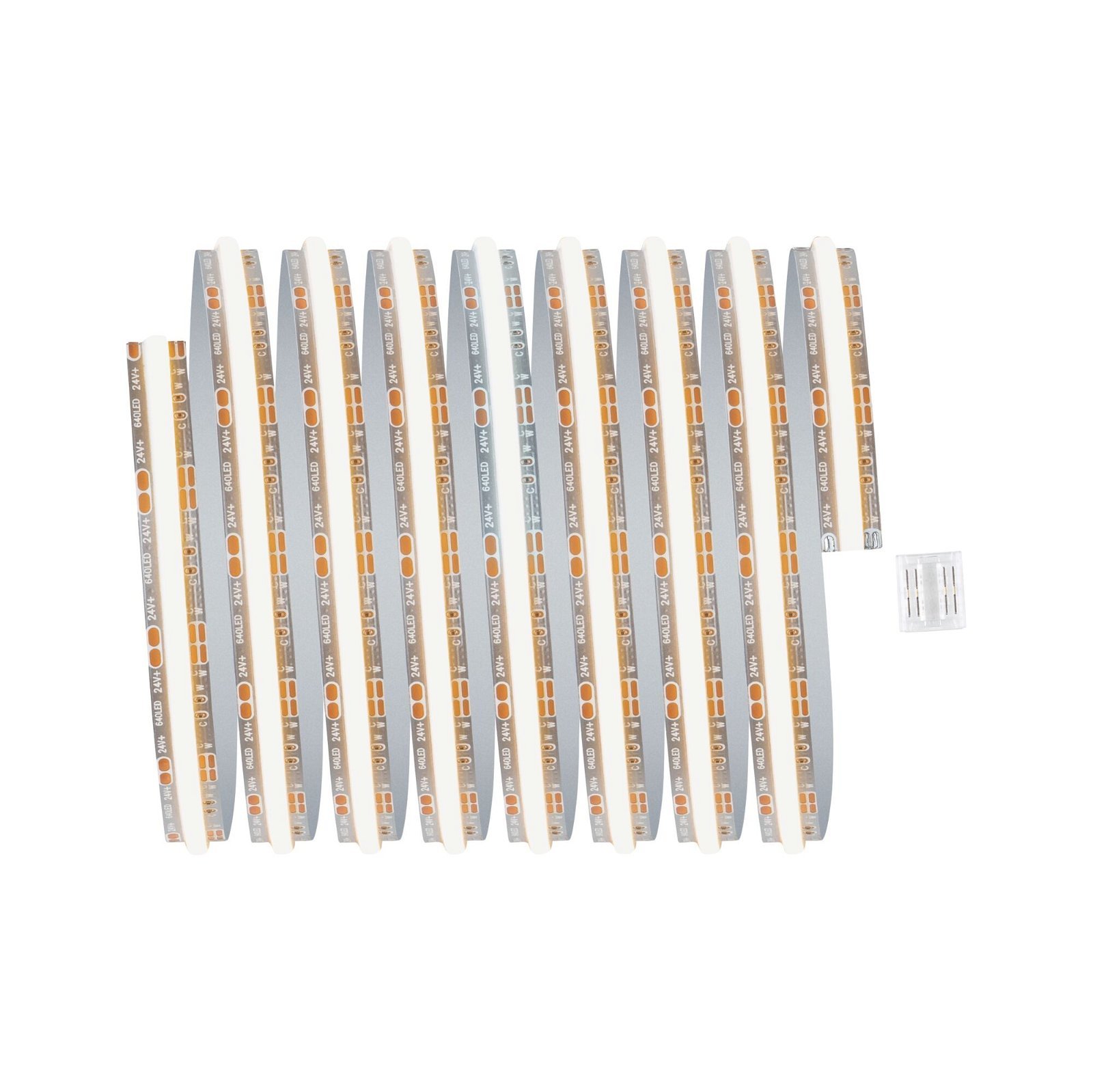 P 71112 MaxLED 500 LED Strip Full-Line COB samostatný pásek 2,5m 13W 600lm/m 640LEDs/m měnitelná bílá - PAULMANN (obrázek 3)