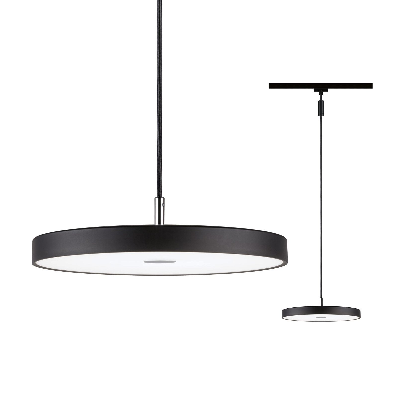 P 96798 URail LED závěs Hildor 15W 4000K stmívatelné 230V černá mat - PAULMANN