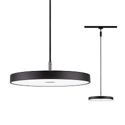 Obrázek pro produkt URail LED závěs Hildor 15W 4000K stmívatelné 230V černá mat - PAULMANN
