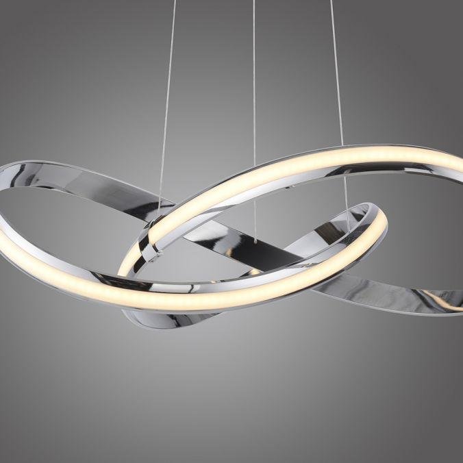 PN 8291-17 MELINDA LED závěsné svítidlo chrom stmívatelné paměťová funkce moderní SimplyDim 3000K - PAUL NEUHAUS (obrázek 4)
