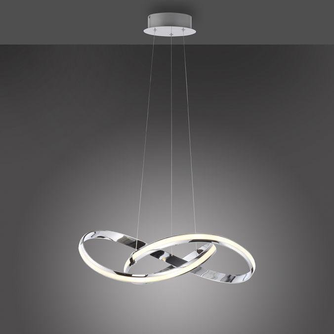 PN 8291-17 MELINDA LED závěsné svítidlo chrom stmívatelné paměťová funkce moderní SimplyDim 3000K - PAUL NEUHAUS (obrázek 5)