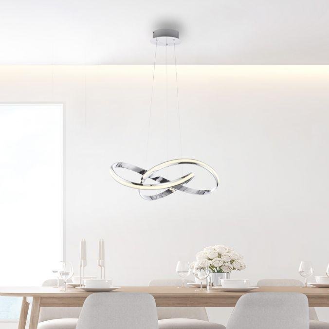 PN 8291-17 MELINDA LED závěsné svítidlo chrom stmívatelné paměťová funkce moderní SimplyDim 3000K - PAUL NEUHAUS (obrázek 10)