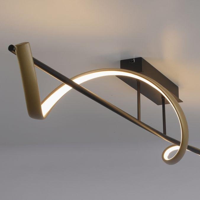 PN 6385-13 Paul Neuhaus LED stropní svítidlo Q-SWING antracit a matná mosaz Smart Home ZigBee 2700-5000K - PAUL NEUHAUS (obrázek 4)
