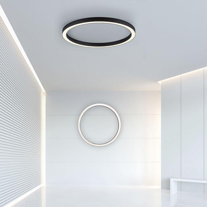PN 6306-13 Paul Neuhaus LED stropní svítidlo PURE Lines 70x70 CCT dálkový ovladač 2700-5000K antracit - PAUL NEUHAUS (obrázek 2)
