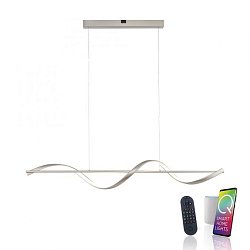 Obrázek pro produkt Paul Neuhaus LED závěsné svítidlo Q-SWING stříbrná Smart Home stmívatelné FB ZigBee 2700-5000K - PAUL NEUHAUS