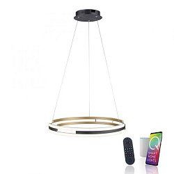 Obrázek pro produkt Paul Neuhaus LED závěsné svítidlo Q-BELUGA matná mosaz Smart Home stmívatelné CCT ZigBee 2700-5000K - PAUL NEUHAUS