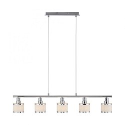 Obrázek pro produkt ACCOR LED závěsné svítidlo 5 ramenné lesklý chrom do jídelny - LEUCHTEN DIREKT / JUST LIGHT