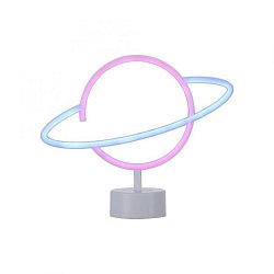 Obrázek pro produkt NEON-SATUR LED stolní lampa dekorační vícebarevný motiv na baterie s vypínačem - LEUCHTEN DIREKT / JUST LIGHT